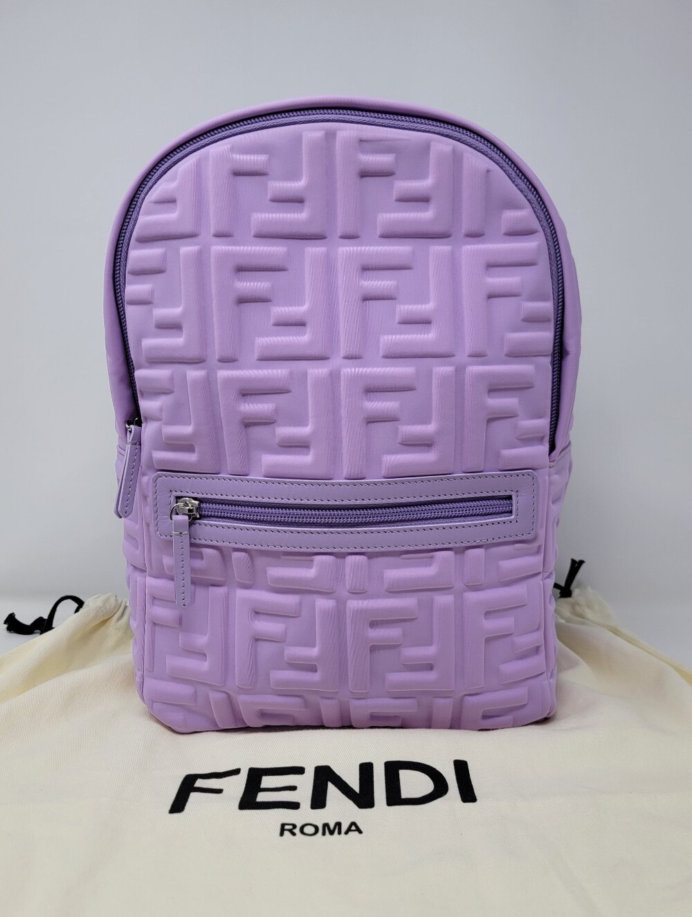 FENDI Roma FF Embossed Econyl Backpack